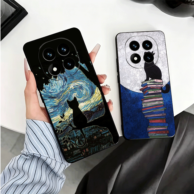 Black Cat Aesthetic Pattern So - Phone Cases Shein recension och pris