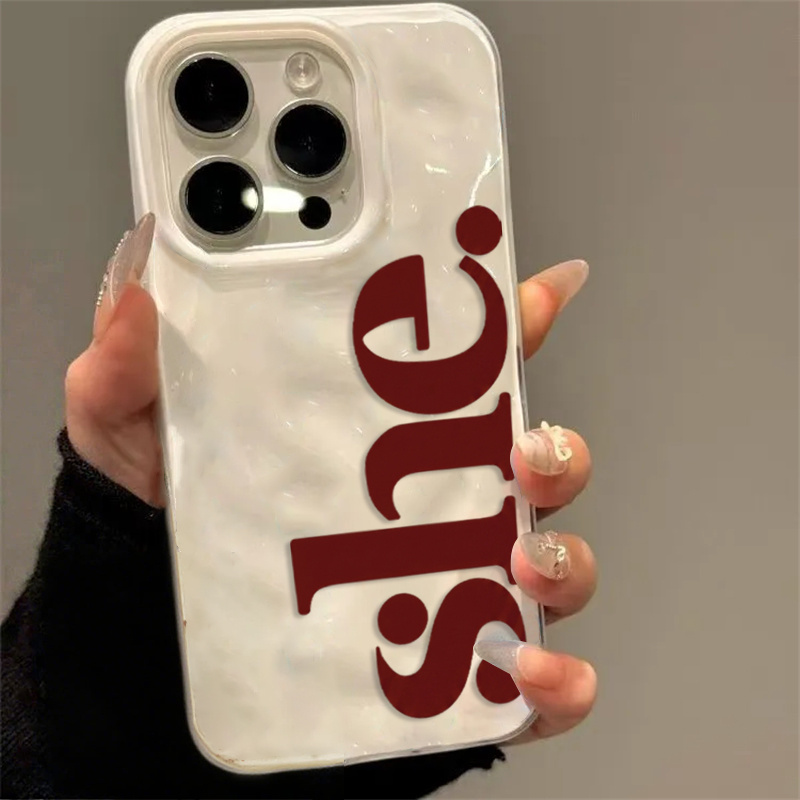 Minimal SHE Soft TPU Phone Cas - Phone Cases Shein recension och pris