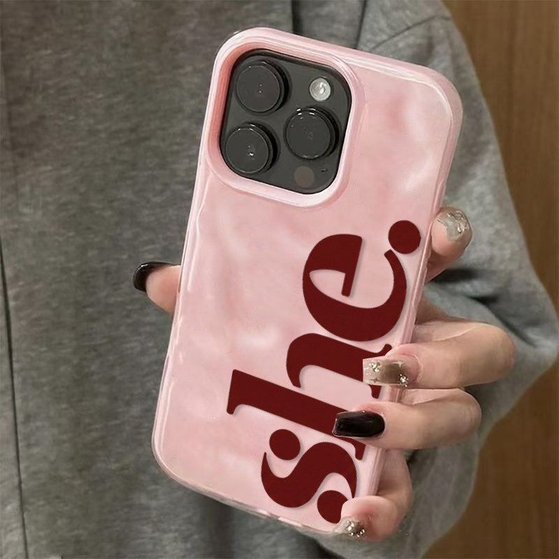 Minimal SHE Soft TPU Phone Cas - Phone Cases Shein recension och pris