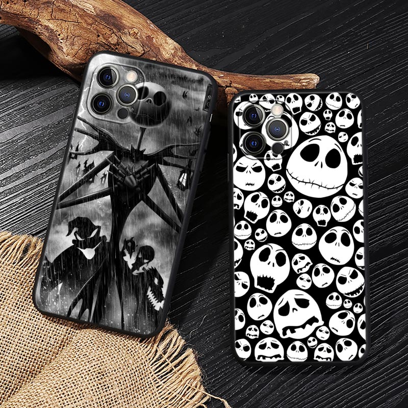 Jack Skellington Black Art Dis - Phone Cases Art recension och pris