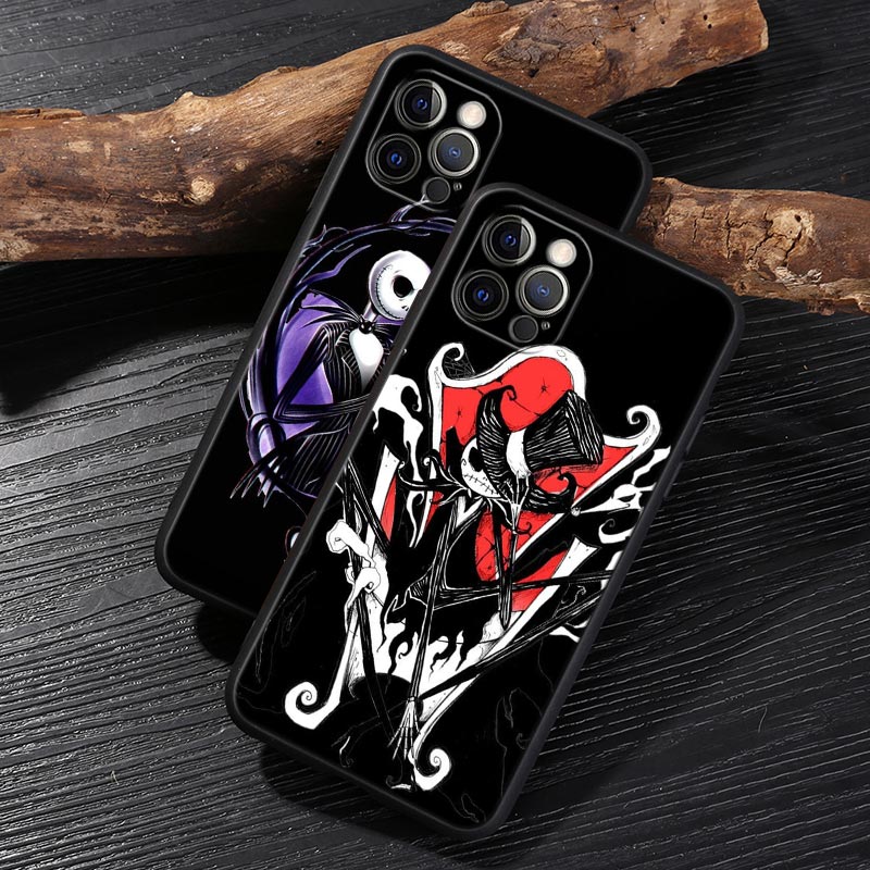Jack Skellington Black Art Dis - Phone Cases Art recension och pris