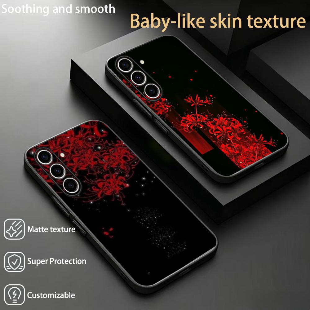 Red spider lily Japan art fash - Phone Cases Art recension och pris