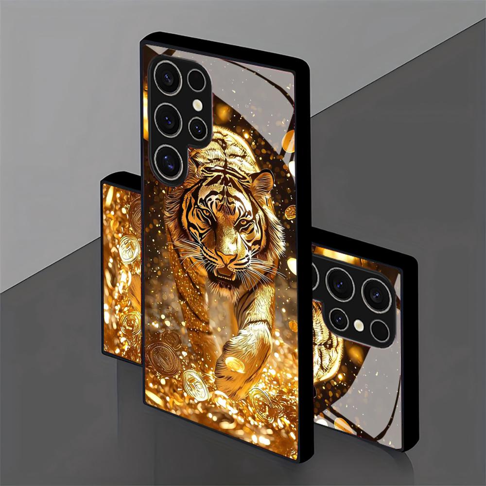Tiger pattern glass Phone Case - Samsung Galaxy S24 recension och pris